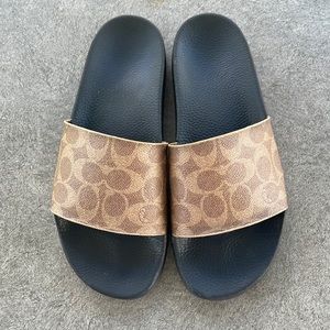 Authentic Coach rubber slide